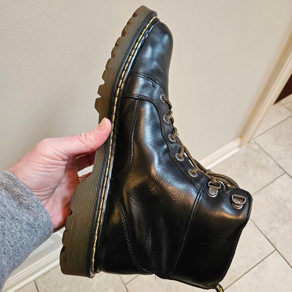 Dr. Martens Men's 'Nashville'  Leather Boots, Black, Sz 13 - Picture 12 of 16